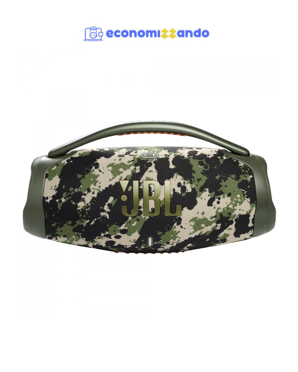 Caixa De Som JBL Boombox 3 Squad, Bluetooth, Verde, JBLBOOMBOX3SQUADBR
