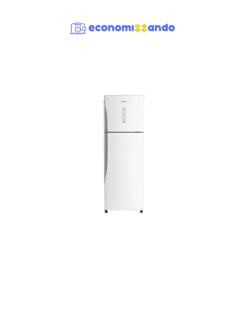 Geladeira/Refrigerador Panasonic Frost Free Duplex Branca 387L Top Freezer