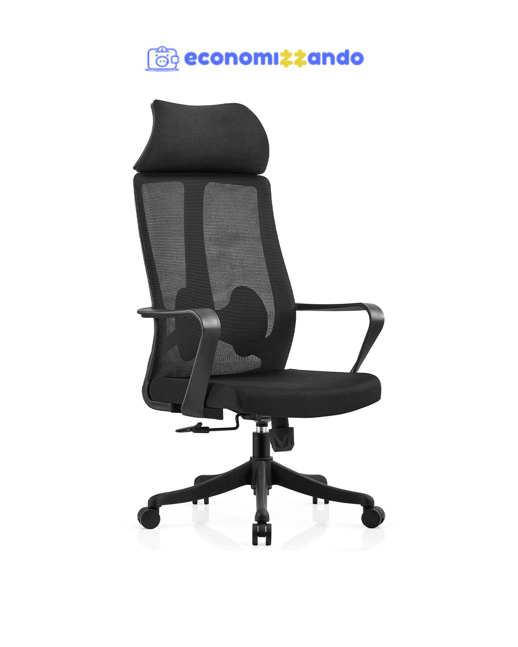 Cadeira De Escritório Dr. Office Flex, Preta, Mesh, Altura Ajustável, DR-CH-FXN0DB
