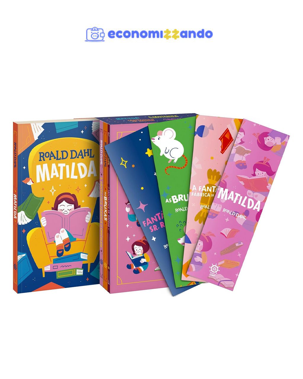 Box Roald Dahl (Acompanha marcadores)
