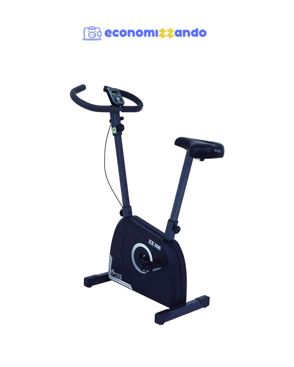 Dream Fitness Dream Ex 500 - Bicicleta Ergométrica, Peso suportado do usuário – 100 kg