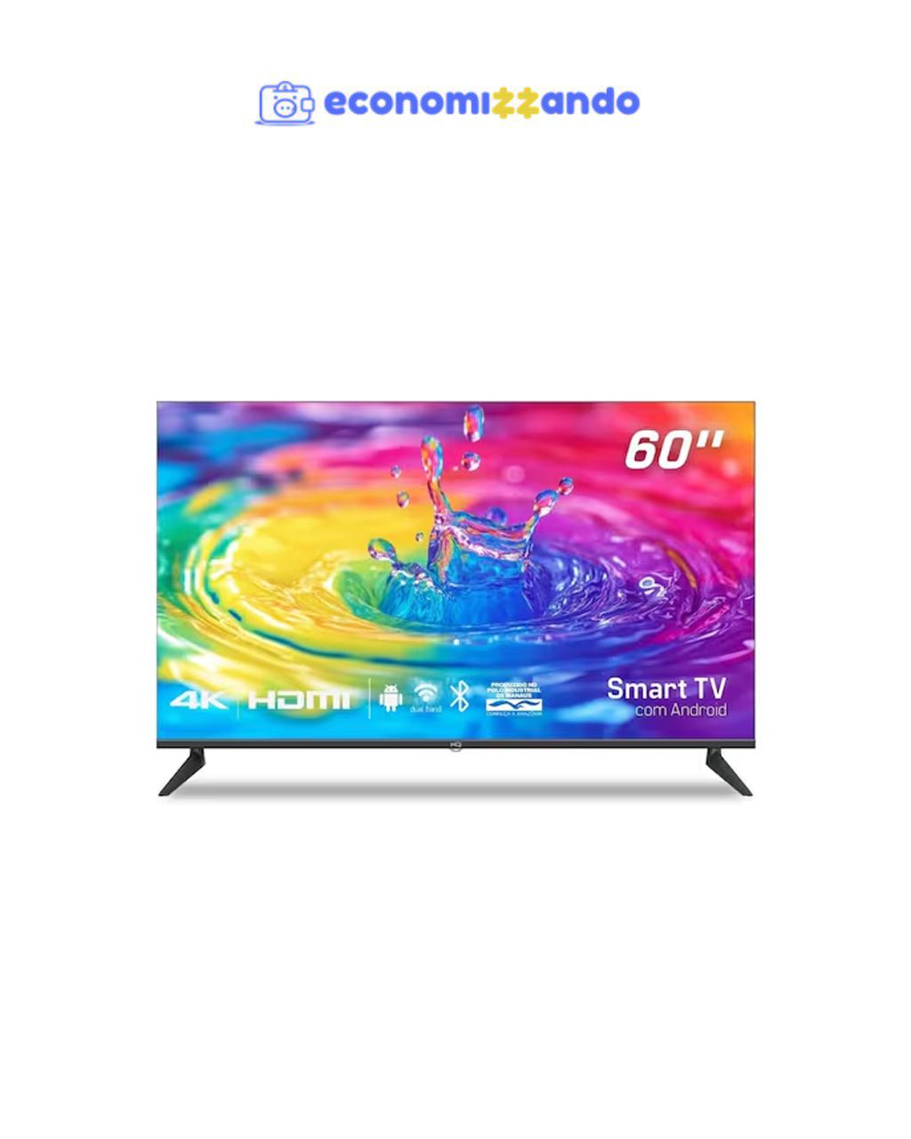 Smart TV HQ 60" UHD 4K, HQSTV60NK