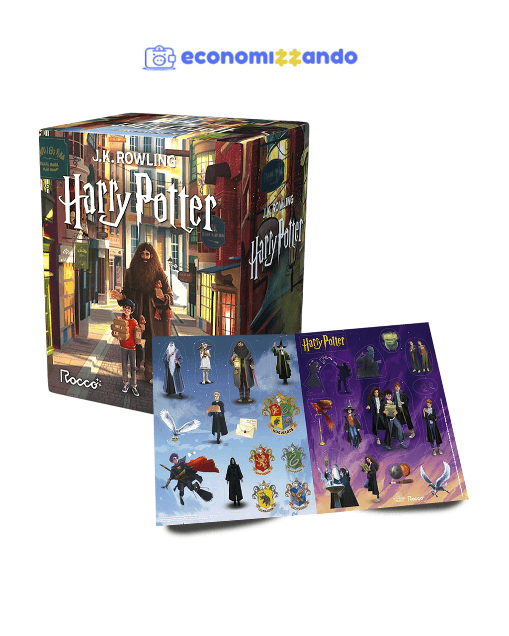 Box Harry Potter - Edição Pottermore: 7 livros com adesivos