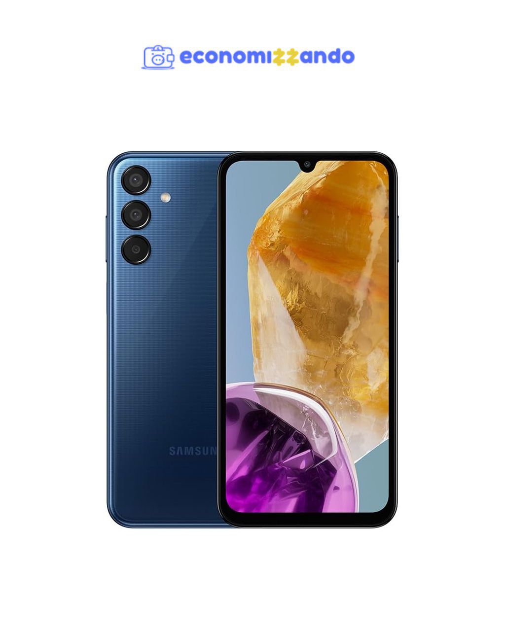 Galaxy M15 5G, 6.000mAh, Câmera Tripla até 50MP, 128GB - Azul escuro
