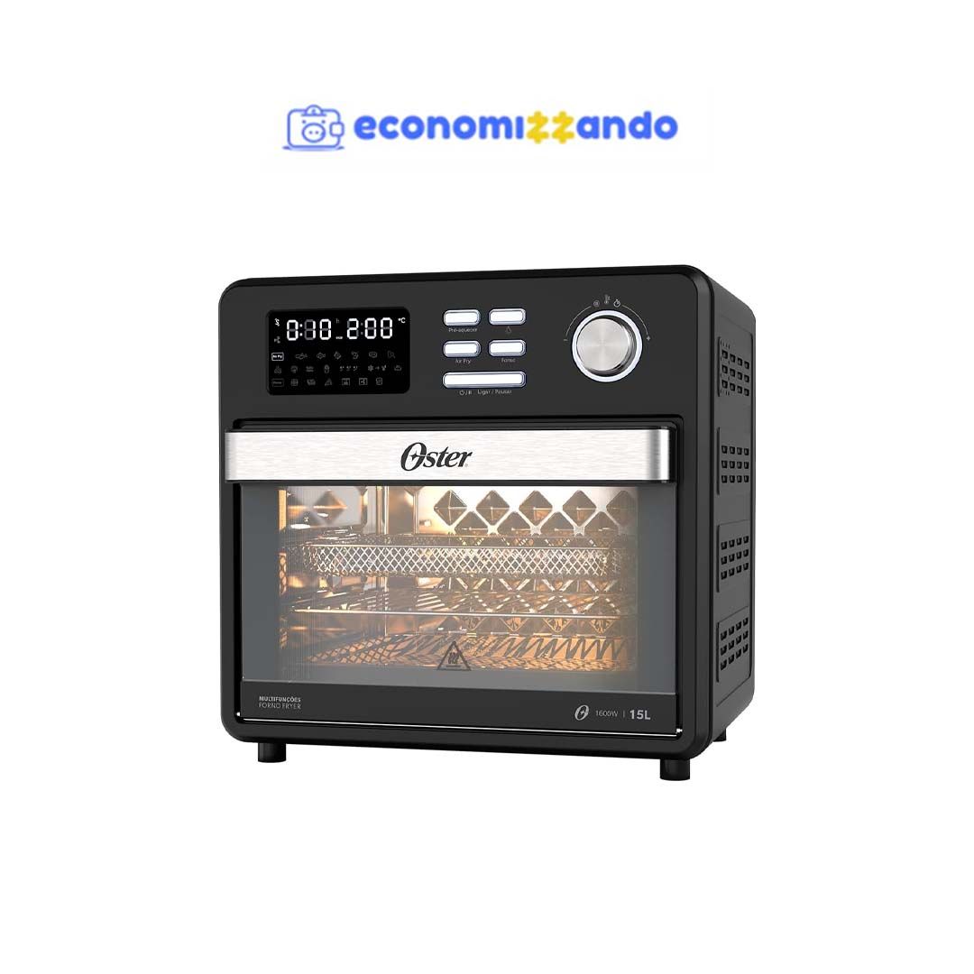 Oster Forno e Fryer 15L Multifunções Compact 10 em 1 OFOR160-127