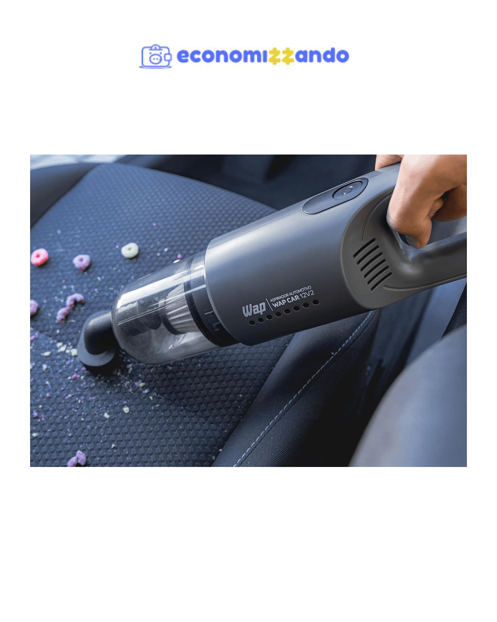 WAP Aspirador de Pó Automotivo Portátil 180W 12VDC