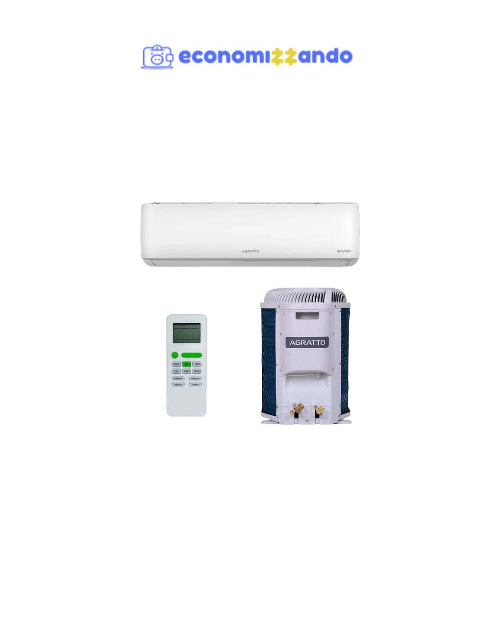 Ar Cond Split Hw Inverter Liv Top Agratto 12000 Bt Frio 220v Cor Branca