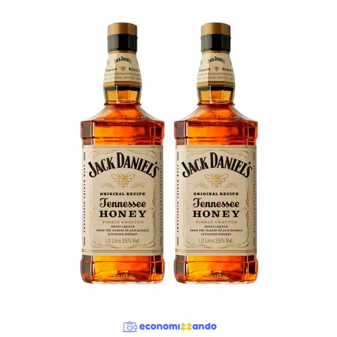 Jack Daniel's Tennessee Honey 1L (2 Unidades) Economizzando