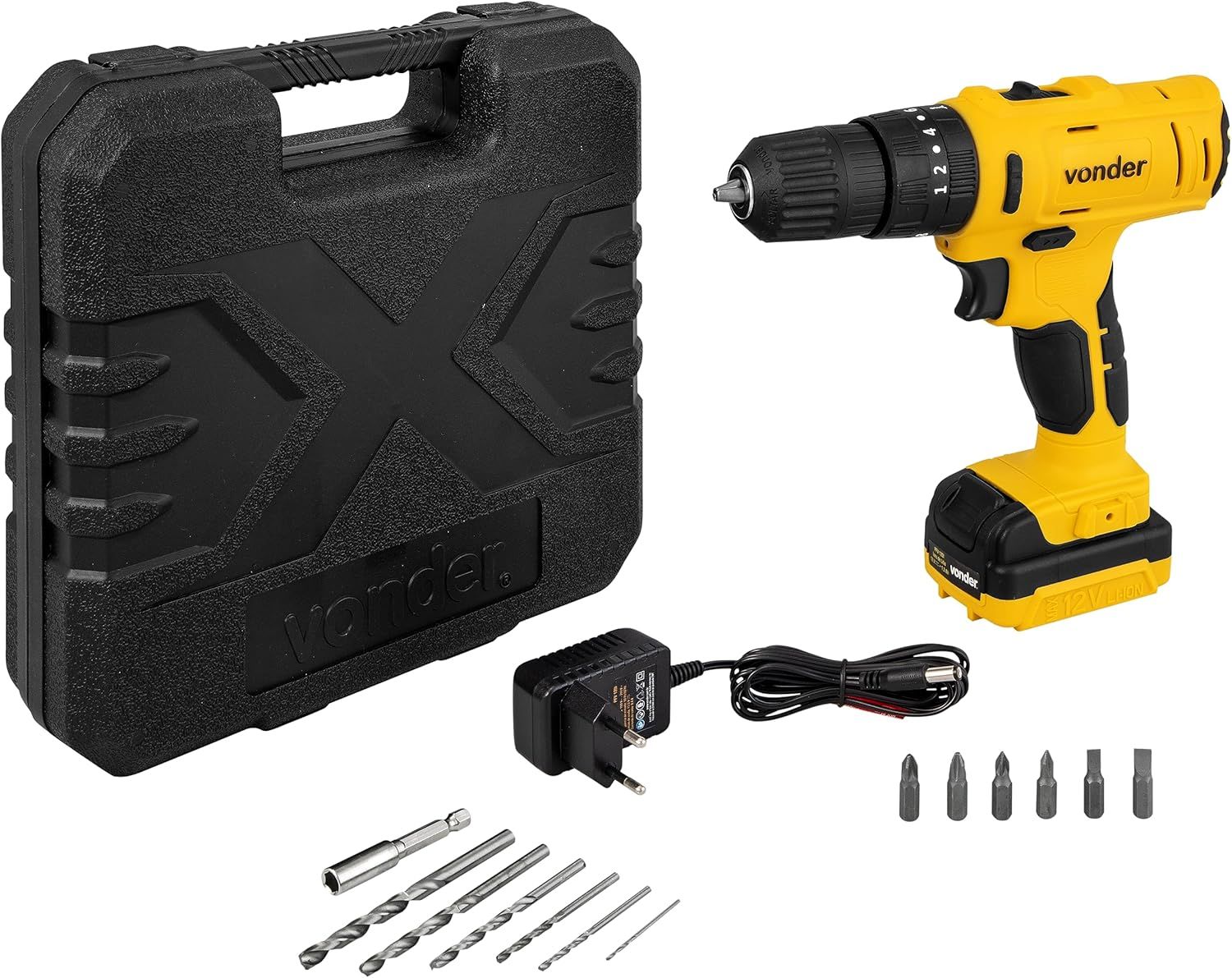 Vonder Parafusadeira e Furadeira com Impacto 12V