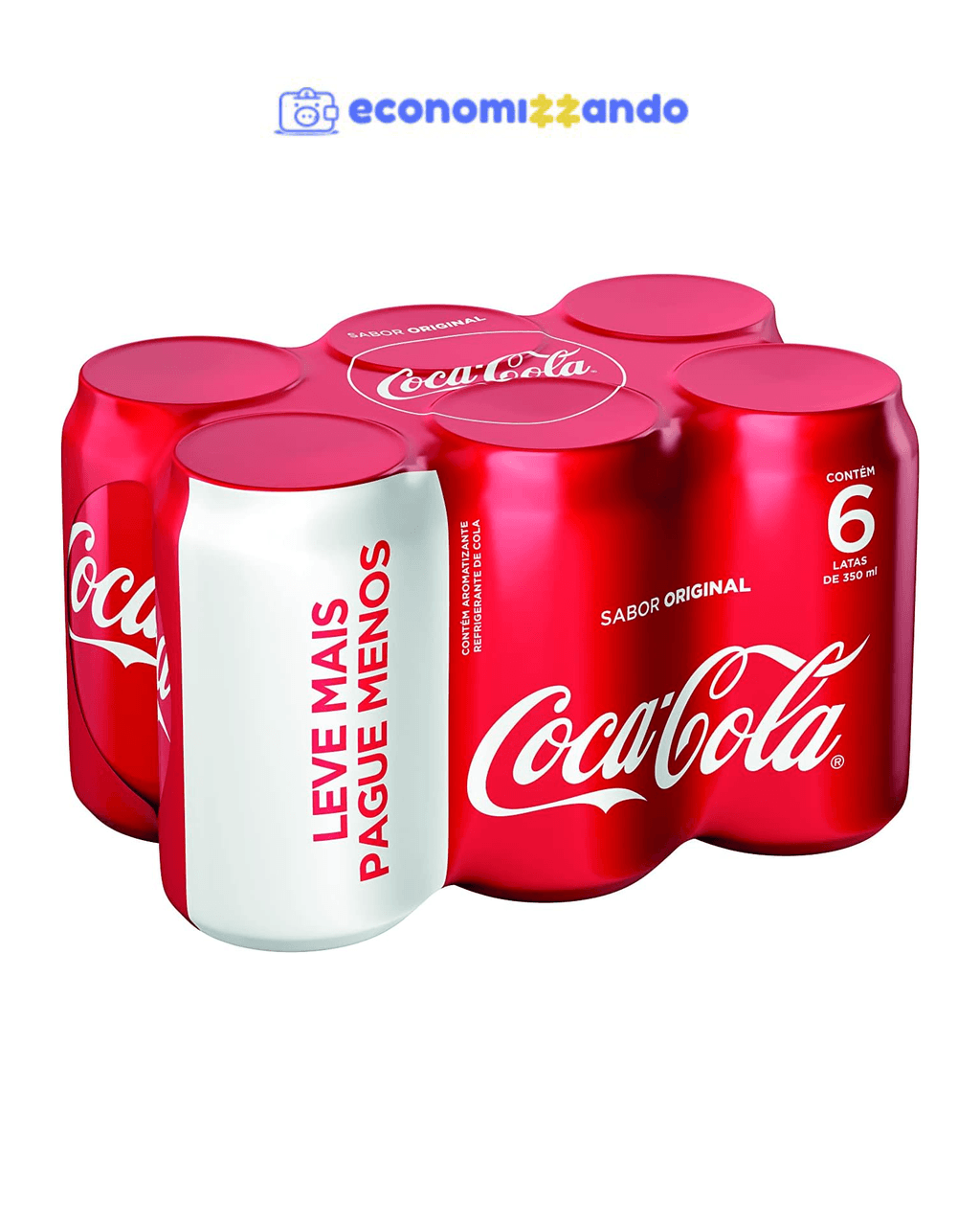 Pack de Coca-Cola Lata 350ML 6 unidades