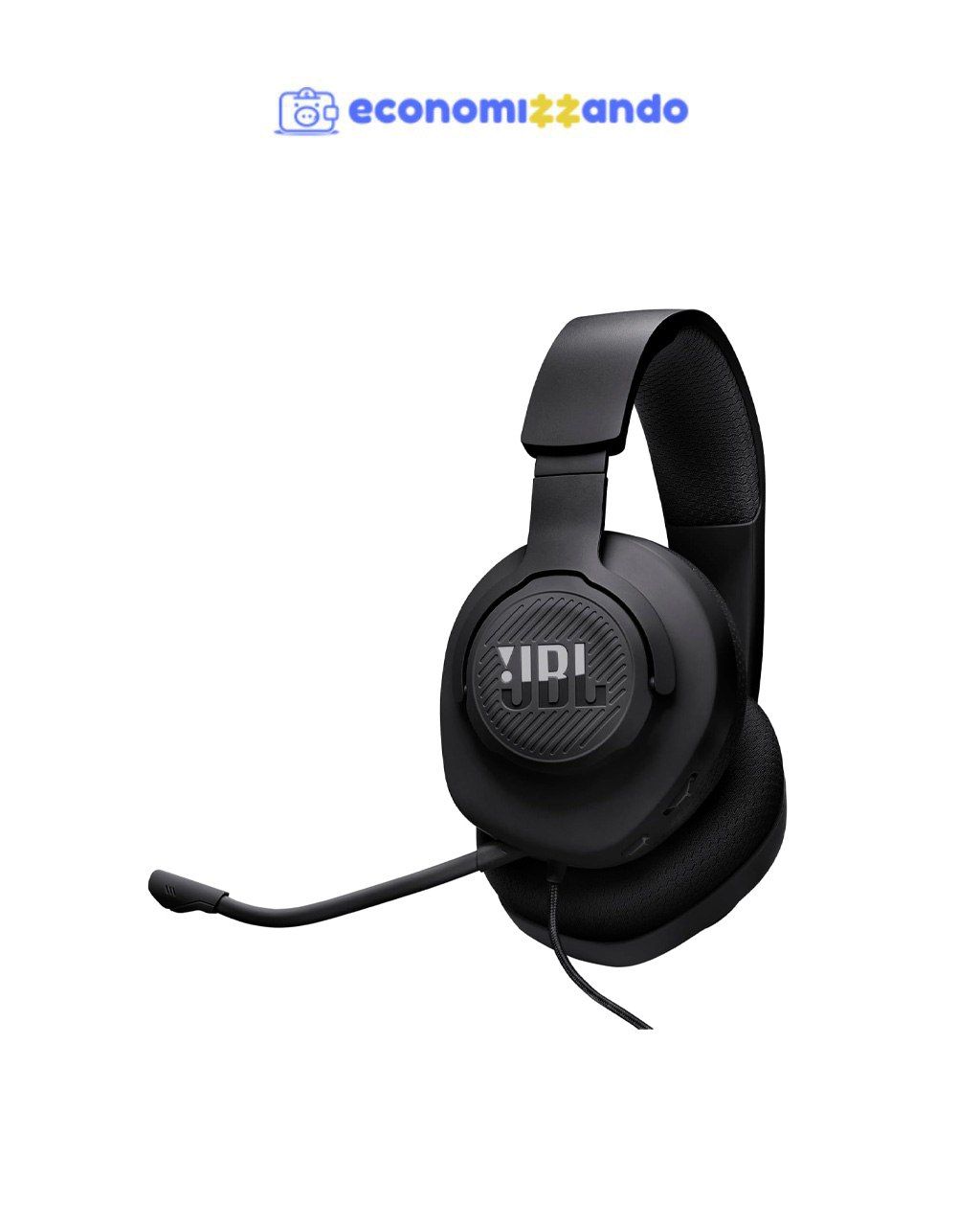 JBL, Fone de Ouvido Com Fio JBLQTUM100M2BLK