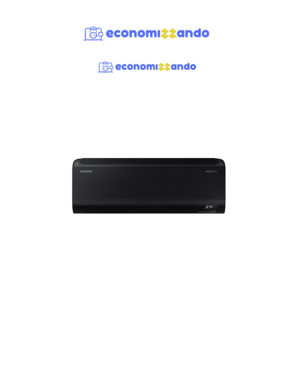 Ar-condicionado Split Inverter Samsung WindFree Black Edition Sem Vento 12.000 BTUs Quente e Frio AR12CSECABTNAZ 220V 