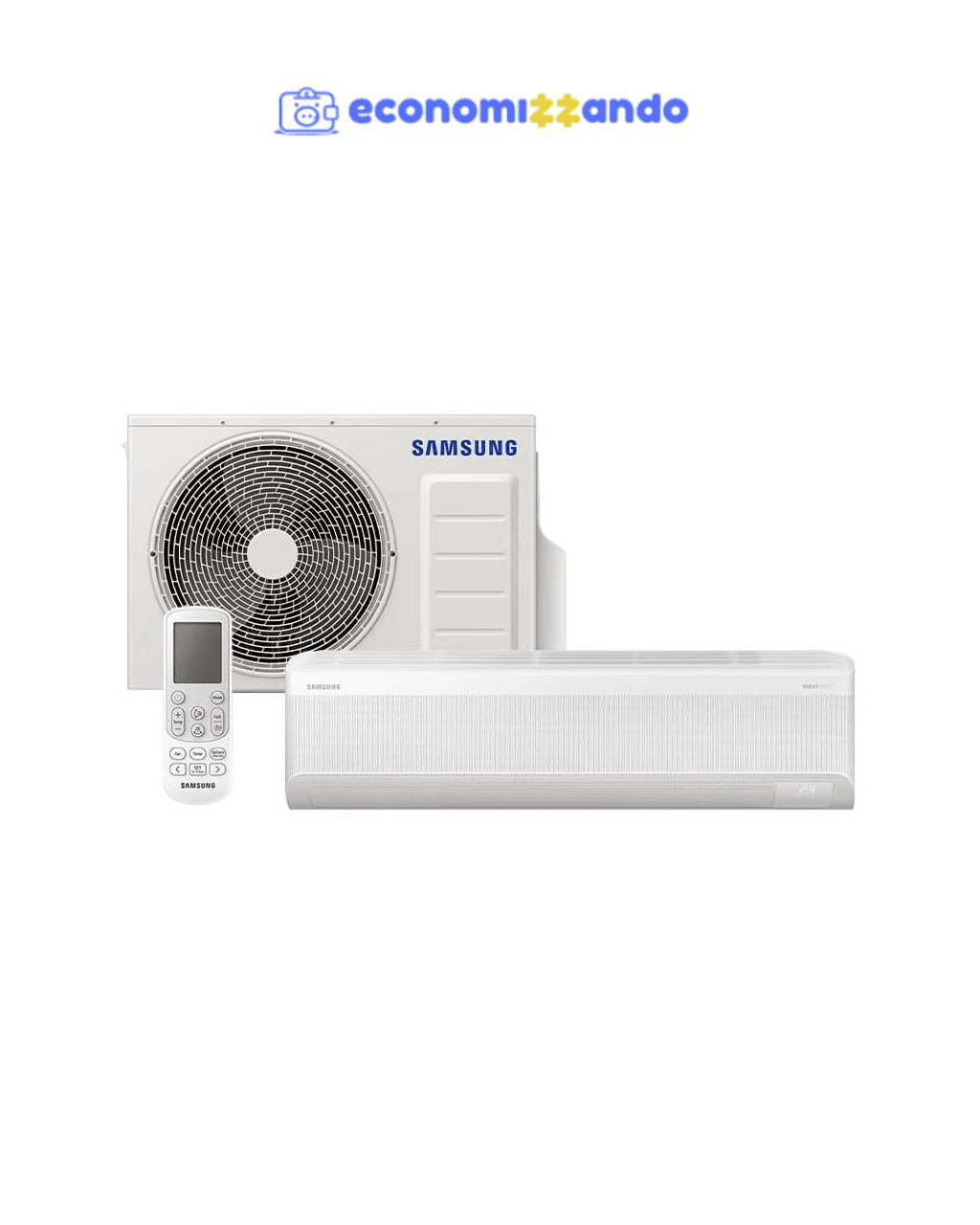 Ar-Condicionado Split Samsung Inverter WindFree Connect AI AR24DYFAAWKNAZ 24.000 BTUs