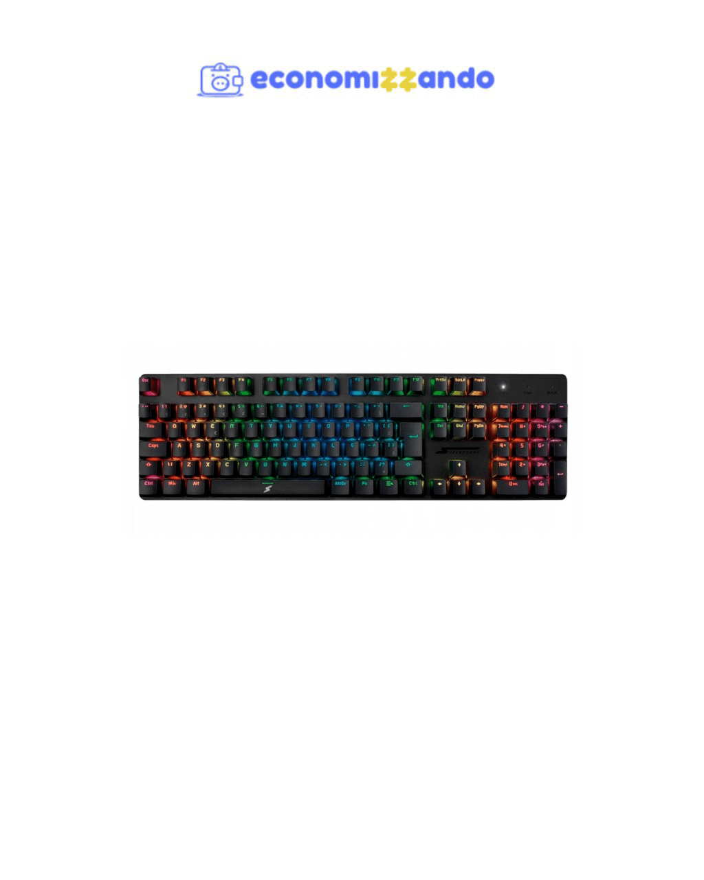 Teclado Gamer SuperFrame Origins, RGB, Switch Brown, ABNT2, USB, Preto, SF-KB-ORBRFSBRUAB