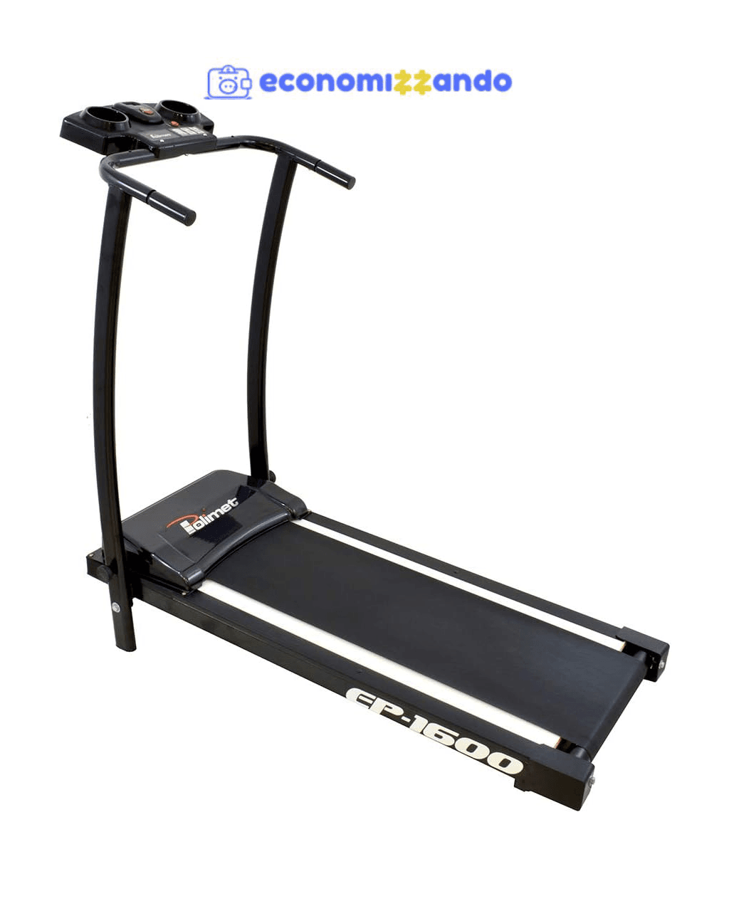 Esteira Eletronica Poli Sports EP1600 1.6hp Preta Bivolt