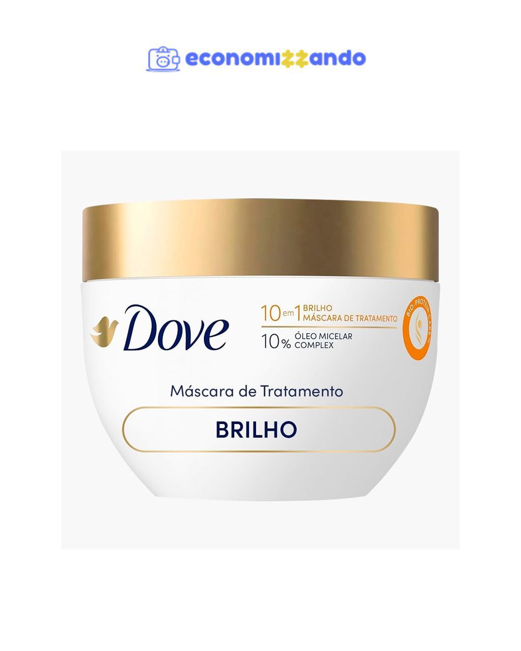 Dove Máscara De Tratamento Brilho Pote 270G