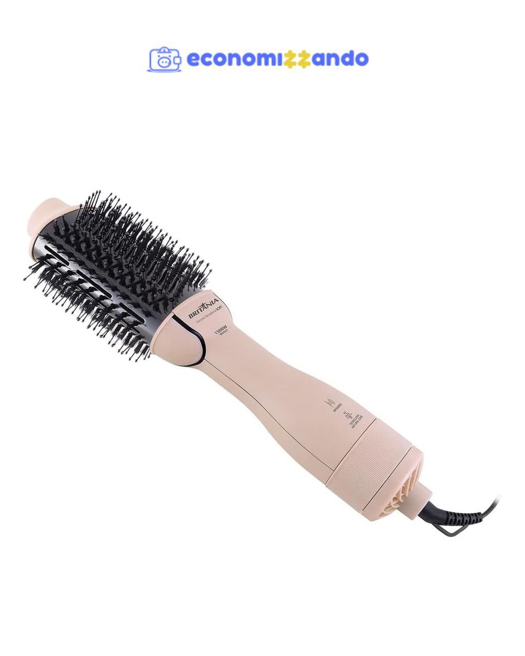 Escova Secadora Britânia Soft 4 em 1 1300W BEC07R Bivolt