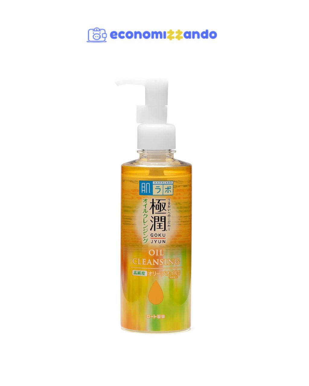 Gokujyun Oil Cleasing - Óleo Removedor de Maquiagem com Ácido Hialurônico 200ml, Hada Labo