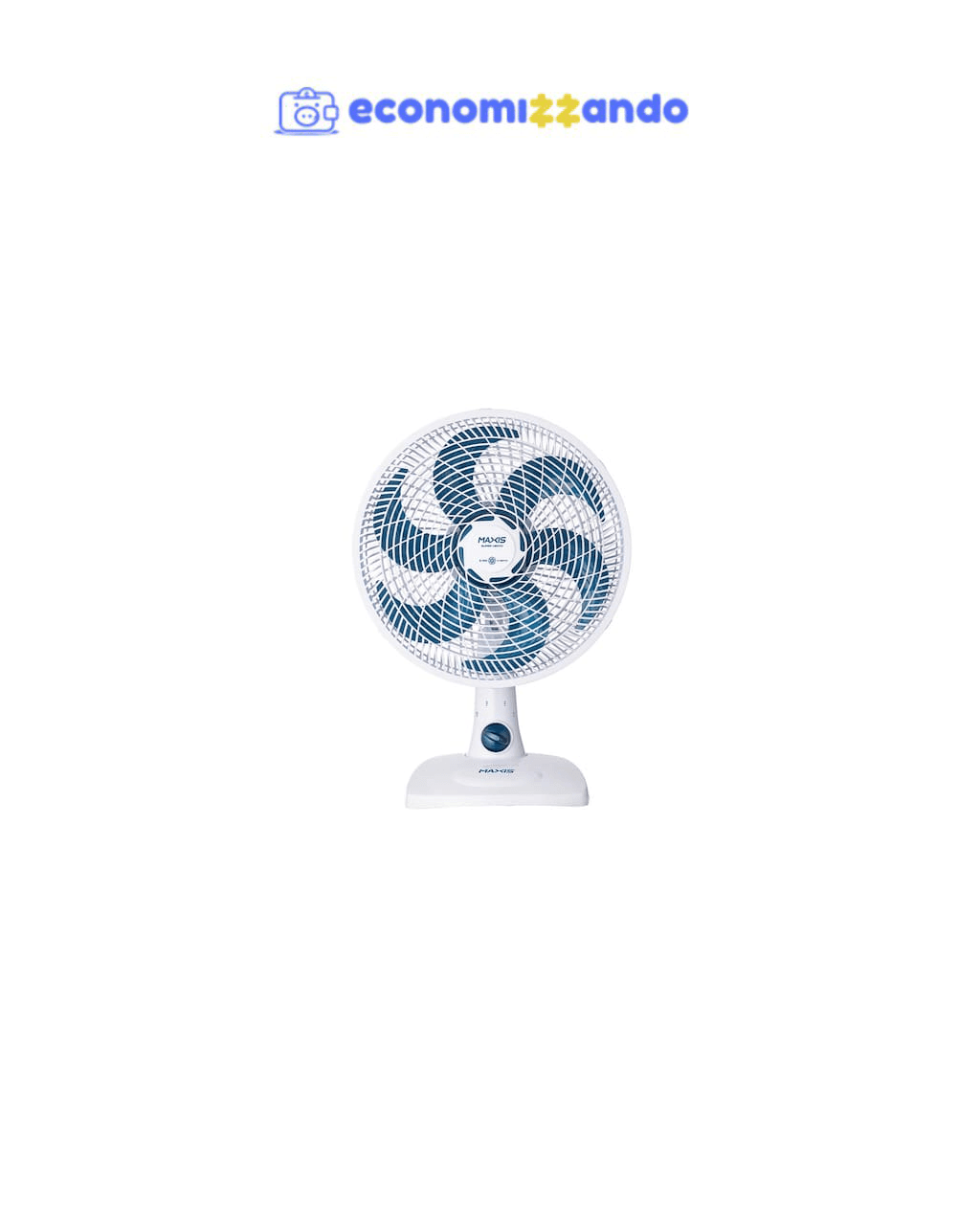 Ventilador de Mesa Mondial Maxis V30MXW 30cm com 6 pás, 3 velocidades e 50W