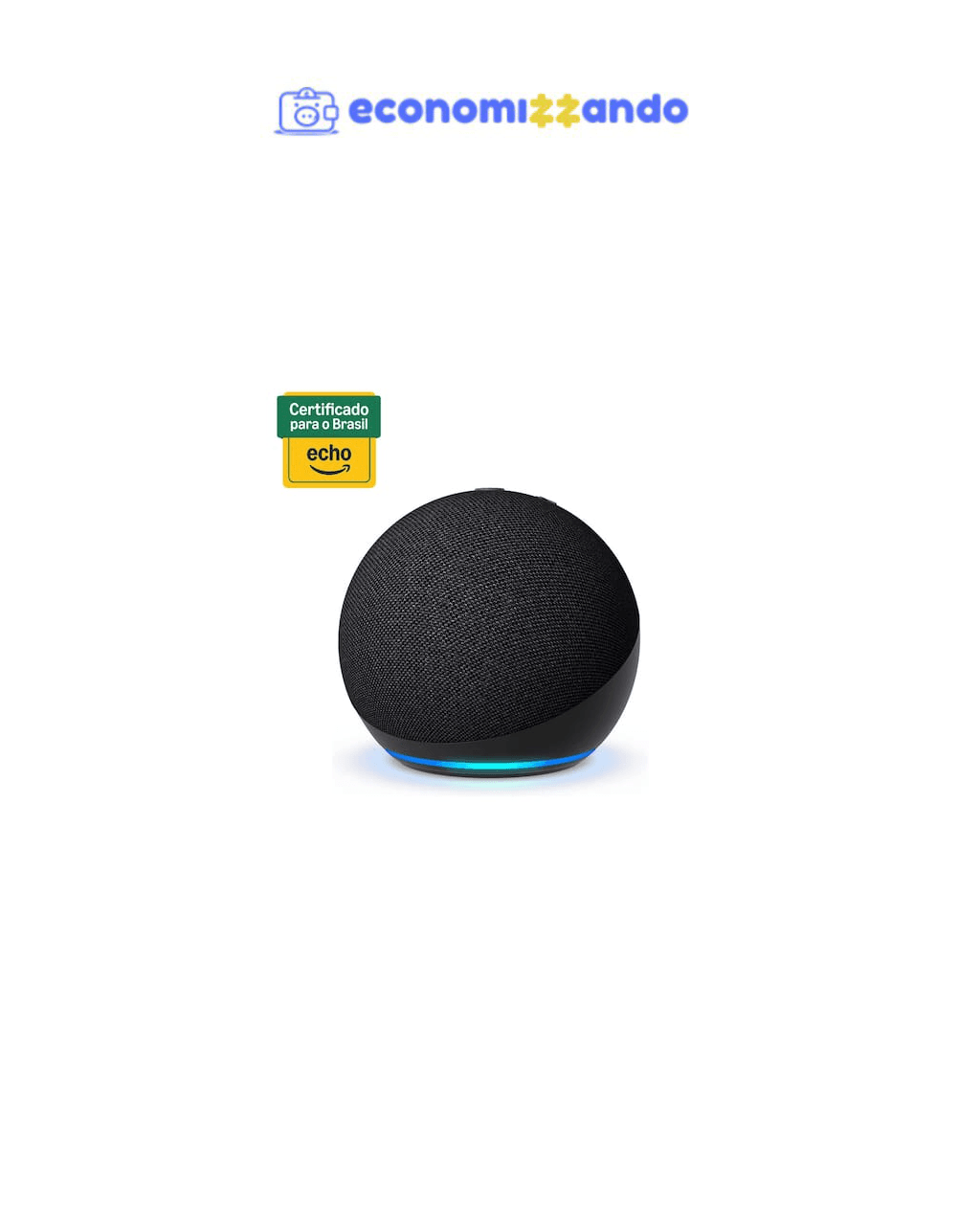 Smart Speaker Amazon Echo Dot 4ª Geração com Alexa