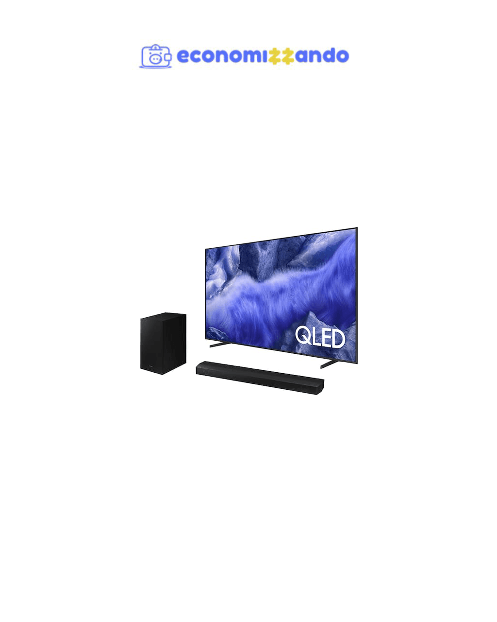 Combo Samsung Vision AI TV 43" QLED 4K QEF1 2025 + Soundbar HW-B550