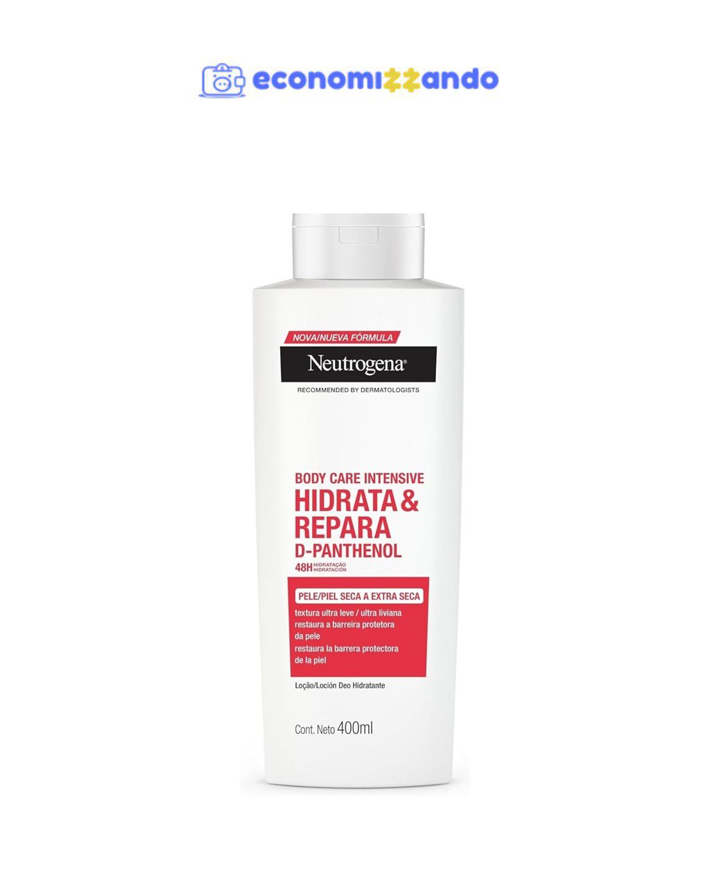 Neutrogena Hidratante Corporal Body Care Hidrata&Repara, 400ml