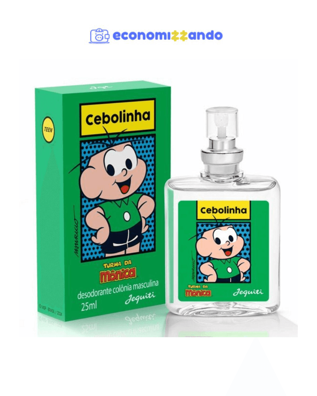 Deo Colônia Cebolinha 25ml - Jequiti