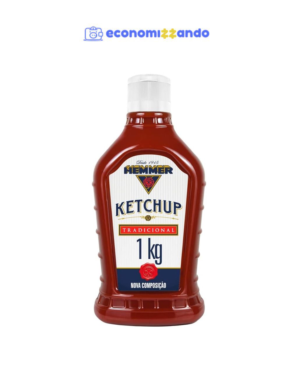 Hemmer Ketchup Tradicional Bisnaga 1kg
