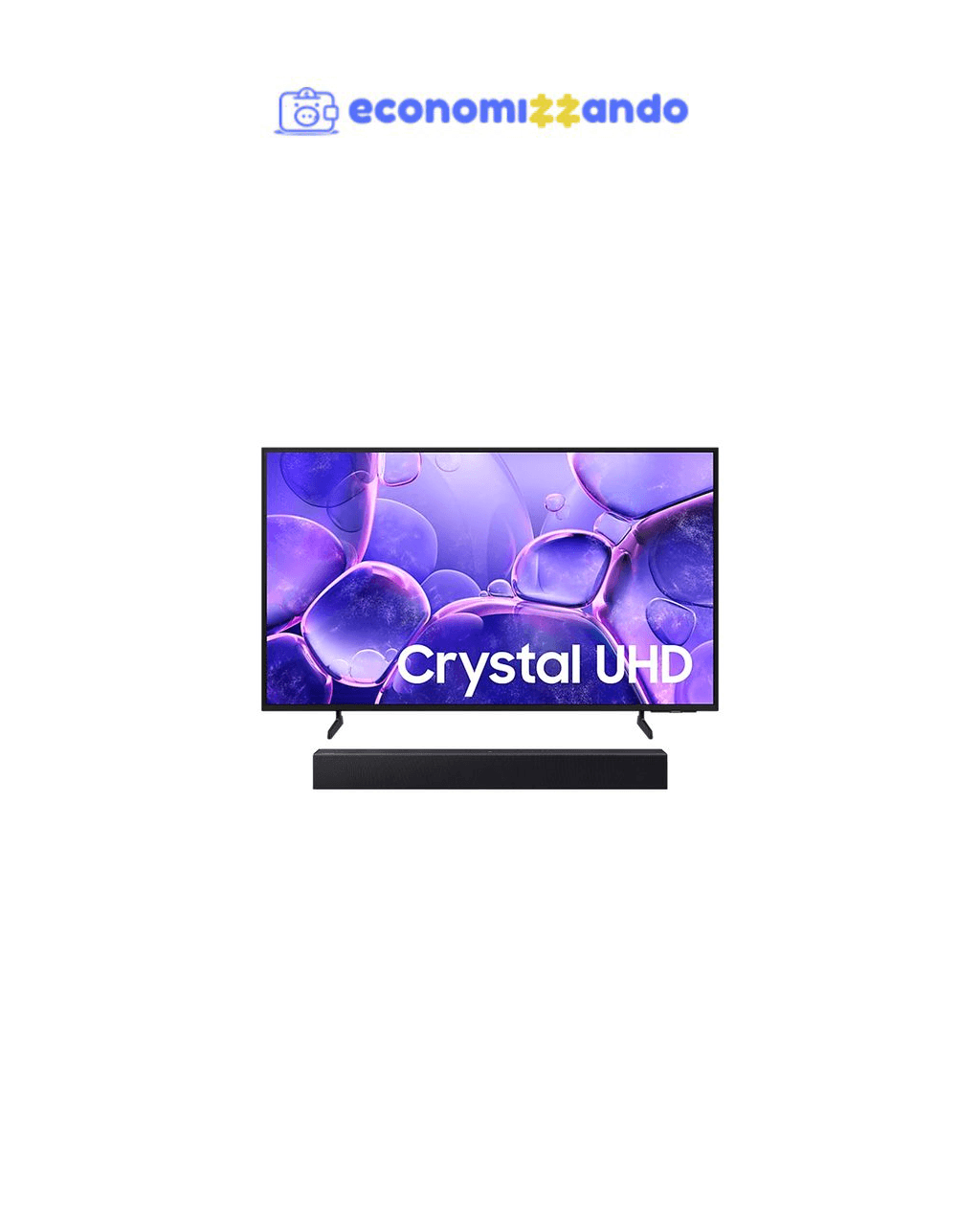 Samsung Smart TV 58" Crystal UHD 4K U8500F 2025 + Soundbar Samsung HW-B400F