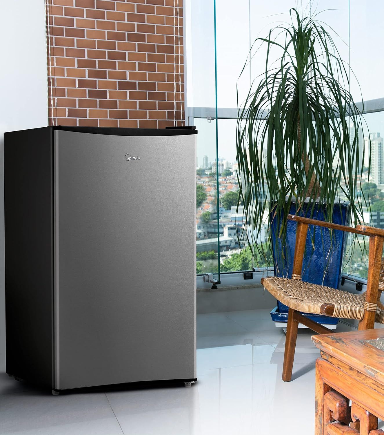 Frigobar 93L INOX 127V Midea