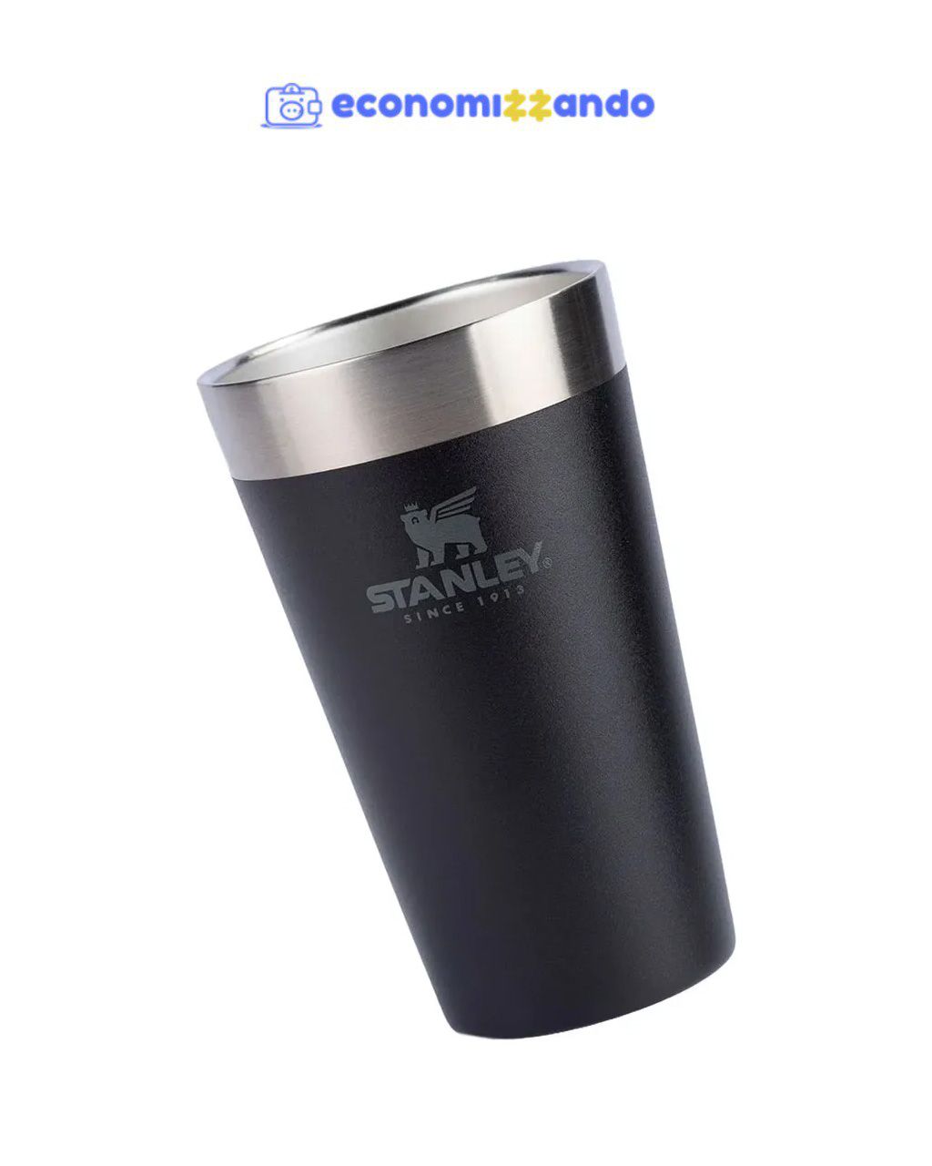 Copo Térmico de Cerveja Stanley Matte Black Preto | 473ML
