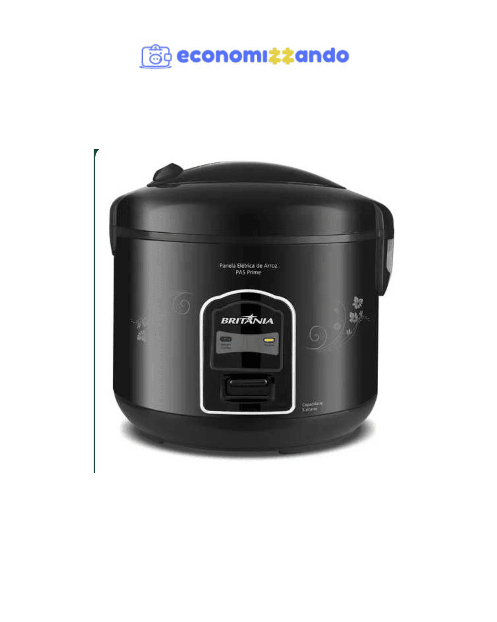 Panela De Arroz Britânia Pa5 Prime Preta 220v