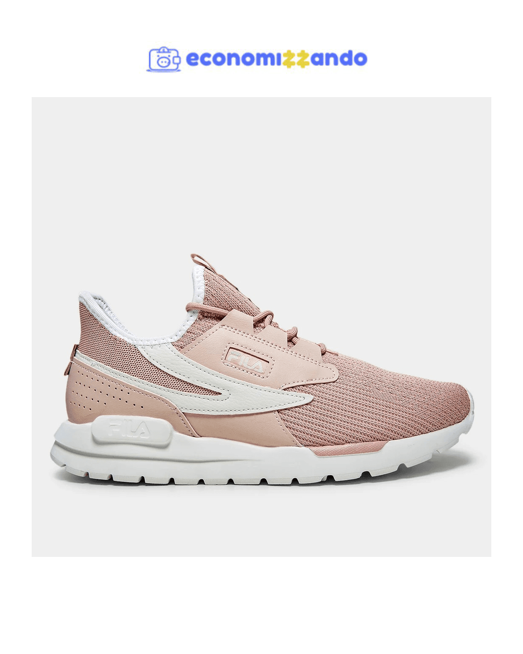 Tênis Fila TR Knit Feminino - Rosê