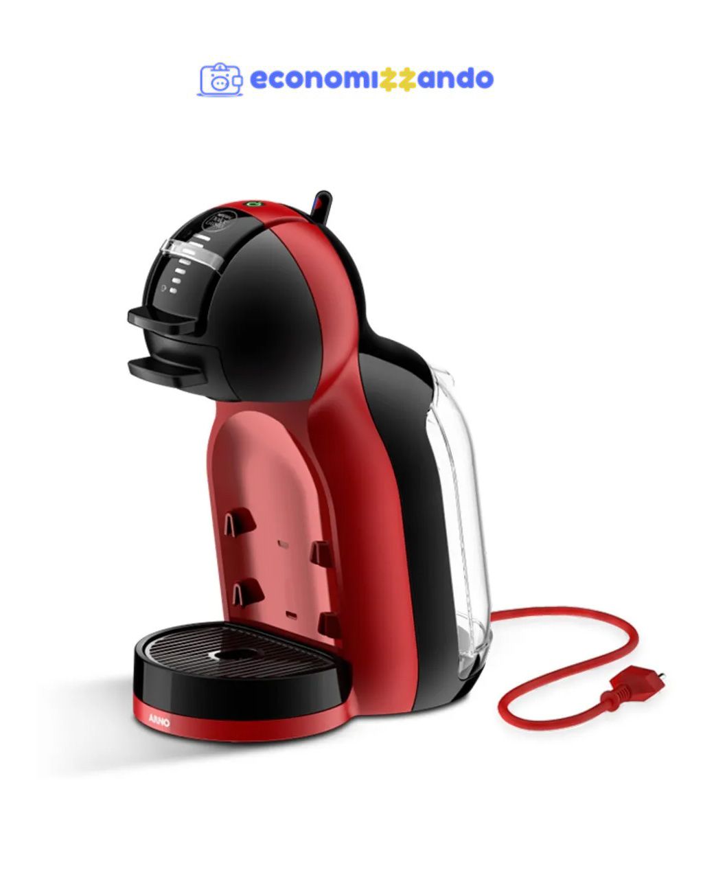 Cafeteira Nescafé Dolce Gusto Mini Me Vermelha E Preta Cápsulas