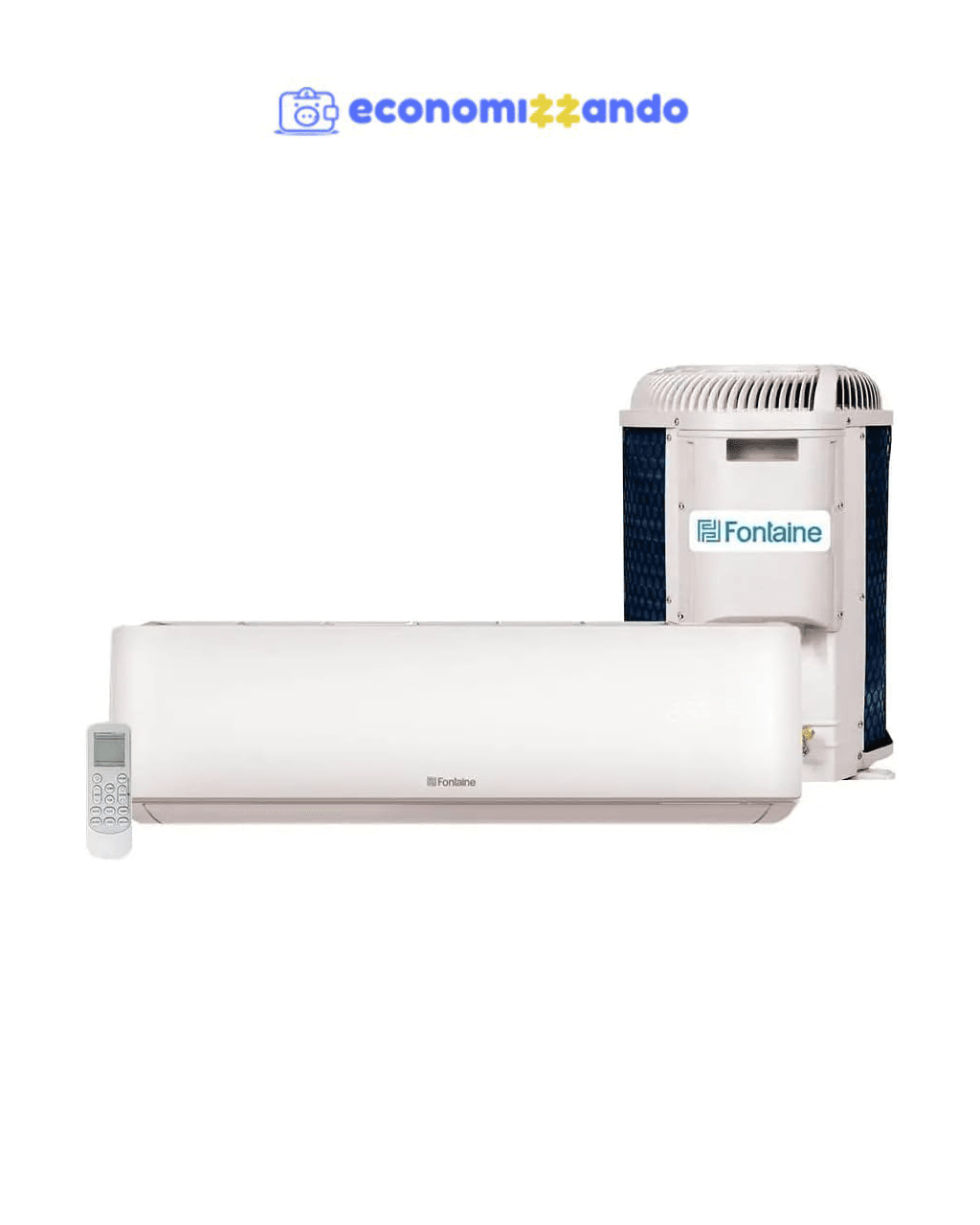 Ar Condicionado Split Hi Wall Fontaine 12000 BTU/h Frio FCST12F - 127 Volts