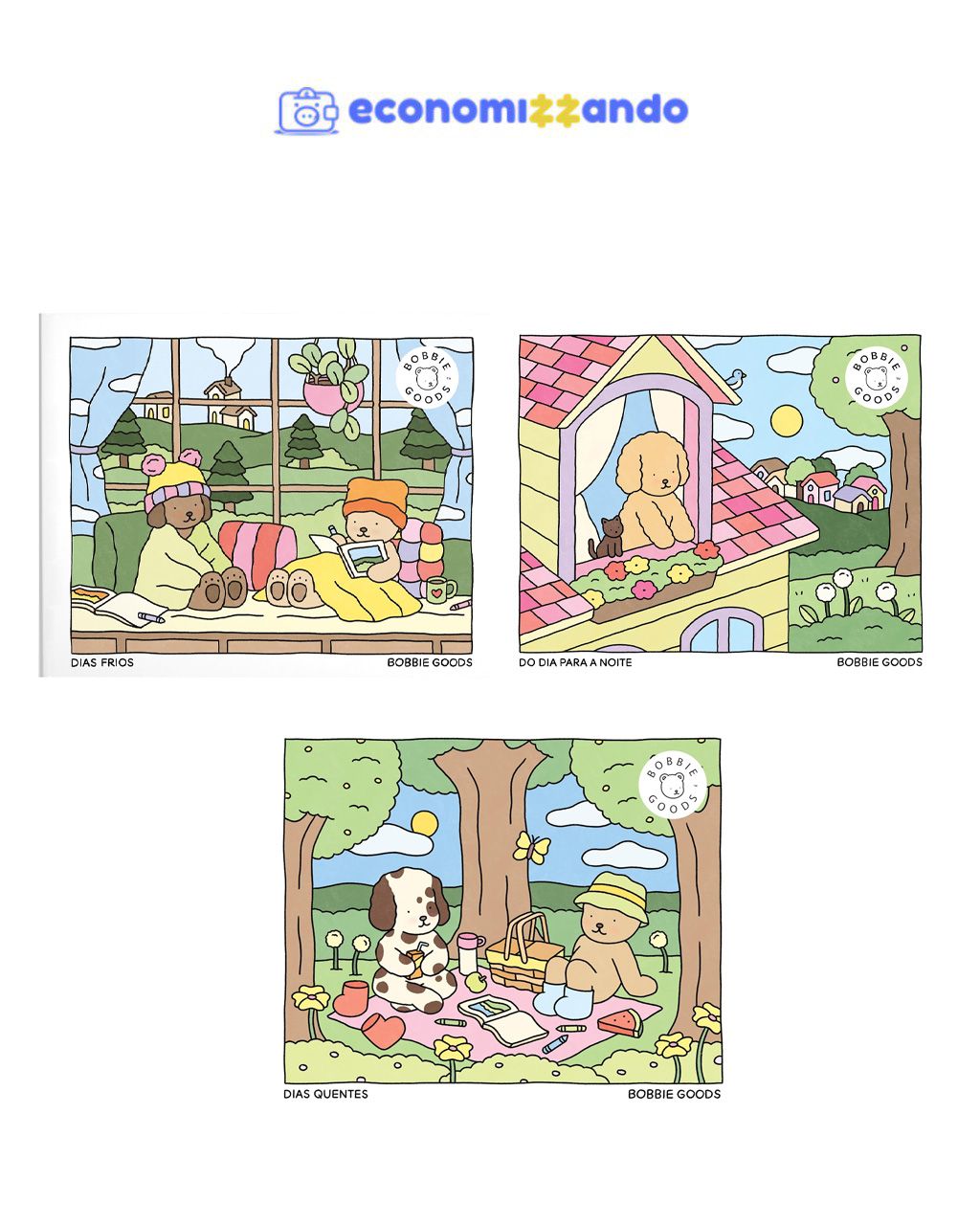 Livro de colorir oficial Bobbie Goods