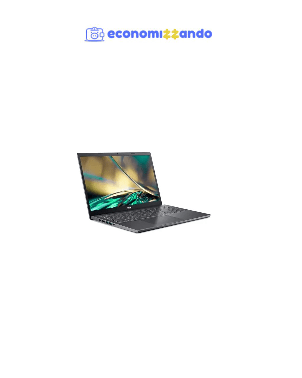 Notebook Acer A515-57-51w5 I5-12450h 8gb 256gb Linux Gutta Cinza