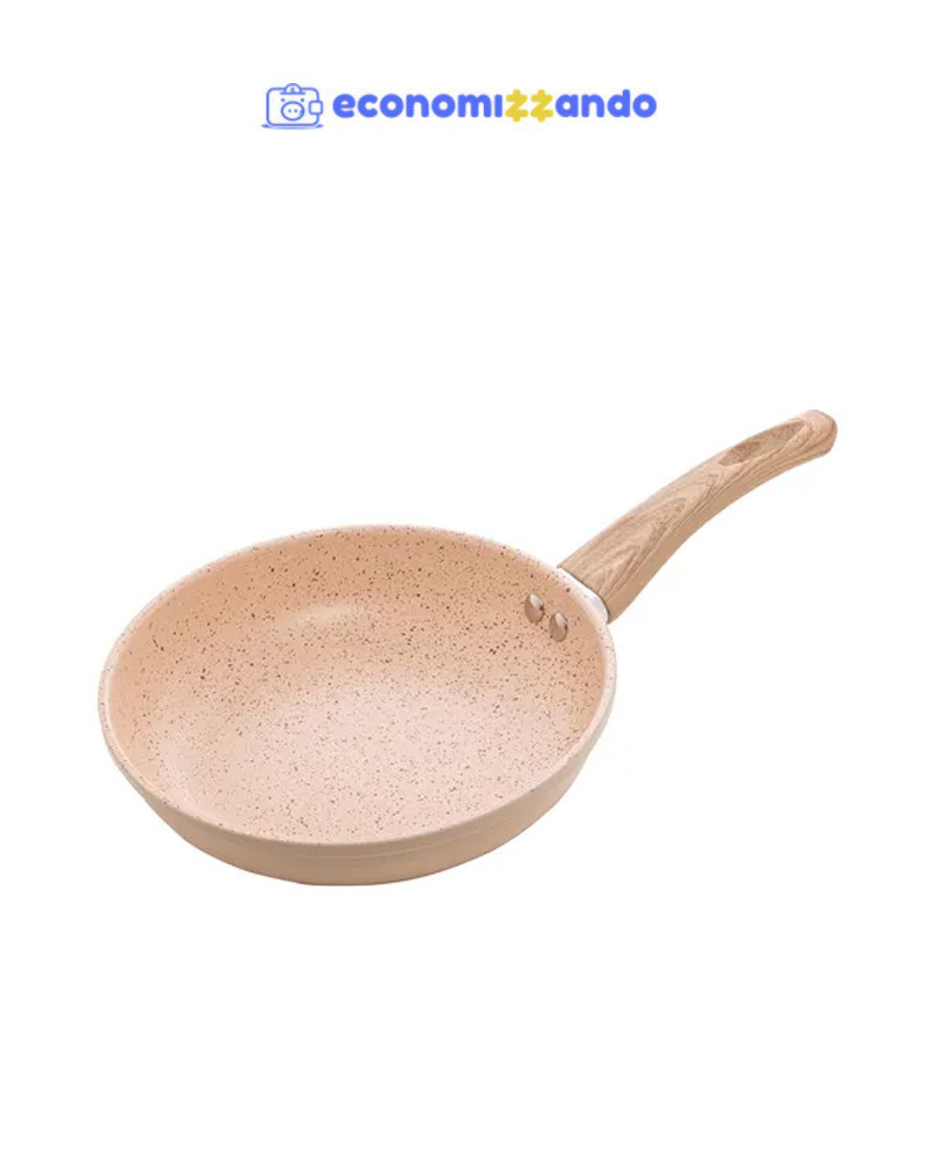 Frigideira Indução Revestimento Cerâmico Bege 24cm Lyor