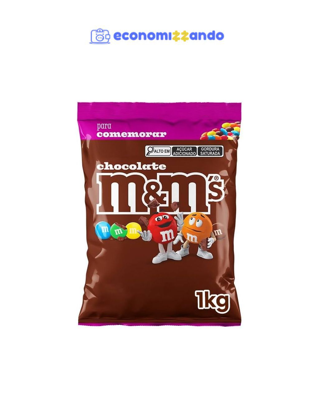 Chocolate M&M'S Ao Leite 1kg