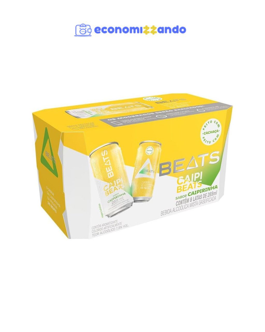 Pack de Beats Sabor Caipirinha, Lata 269 ml 8 Unidades