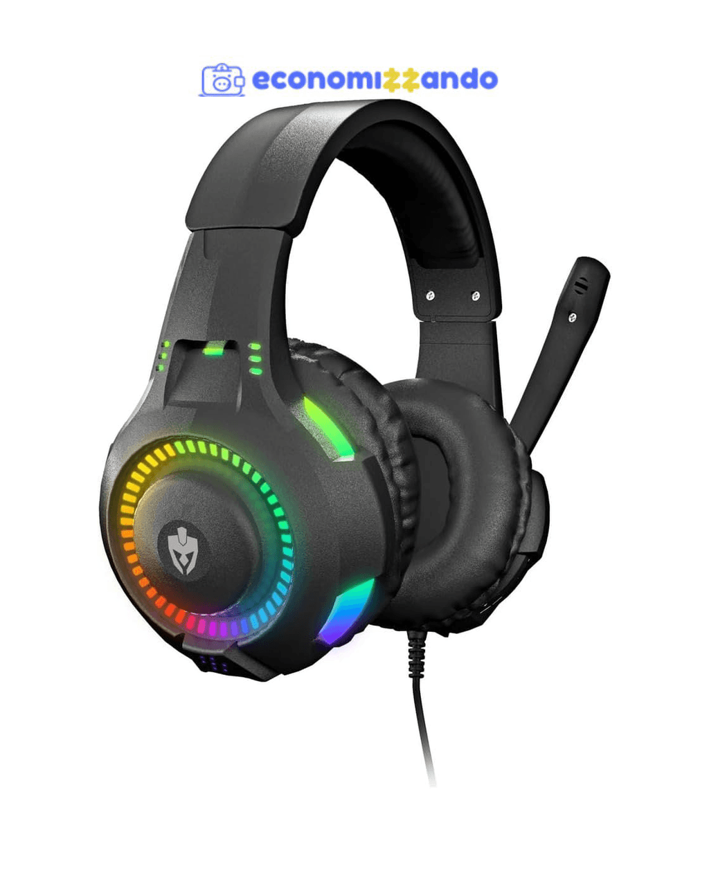  BUG - Fone Headset Gamer RGB com Microfone