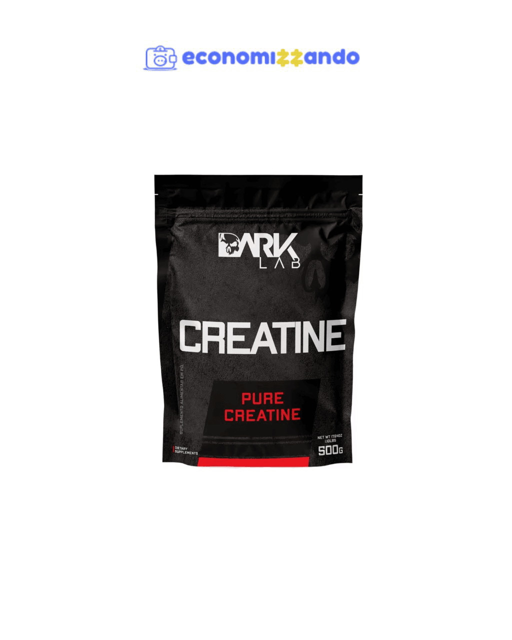 Creatina Monohidratada Pura 500g Refil Dark Lab
