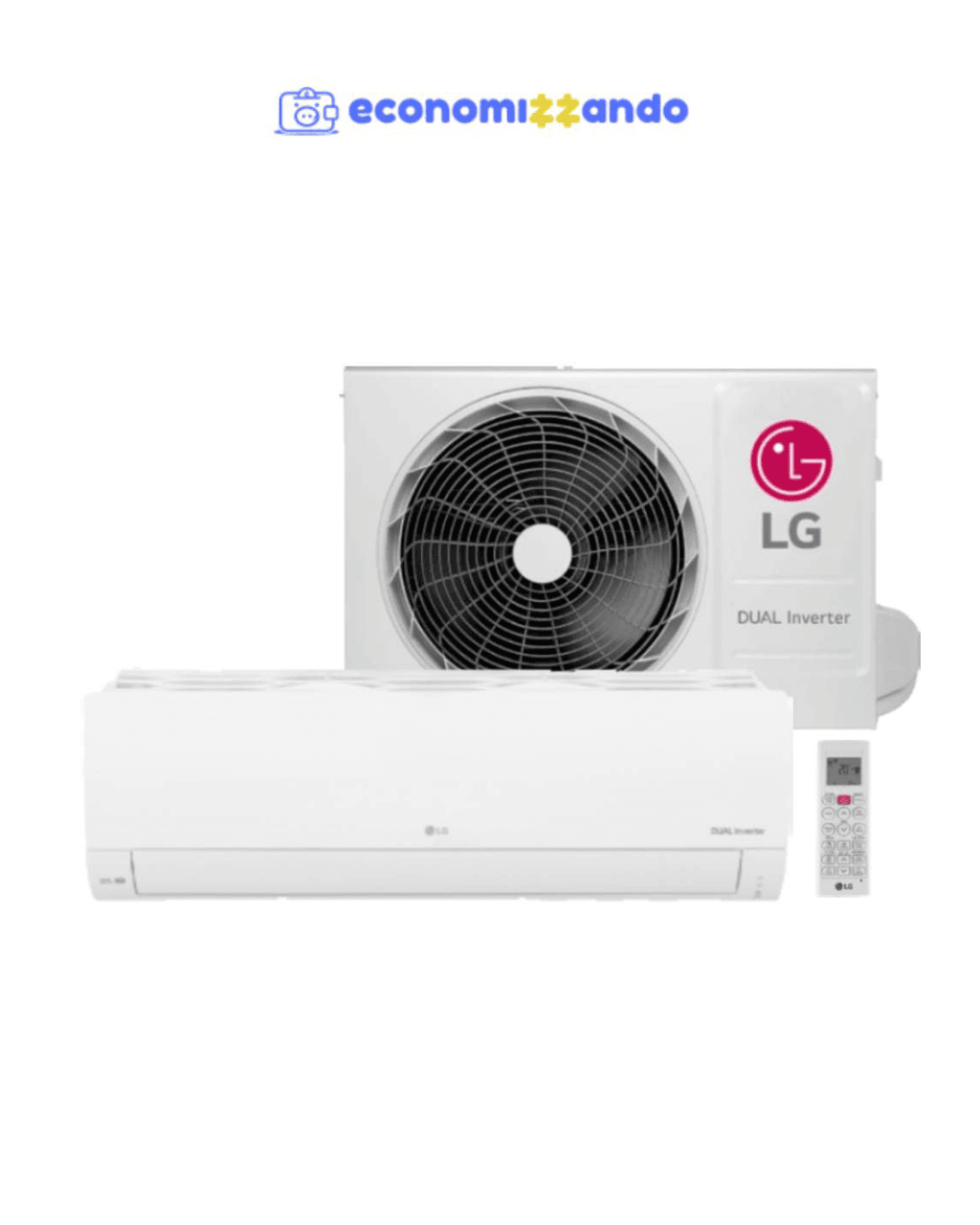 Ar-Condicionado LG DUAL Inverter Voice +AI 12.000 BTUS Frio 220V - S3-Q12JA31K