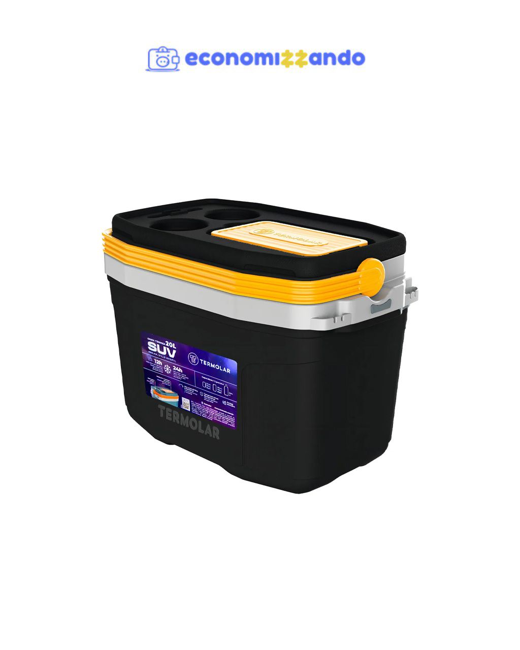 Caixa Termica Suv Cooler Com Alça 20 Litros