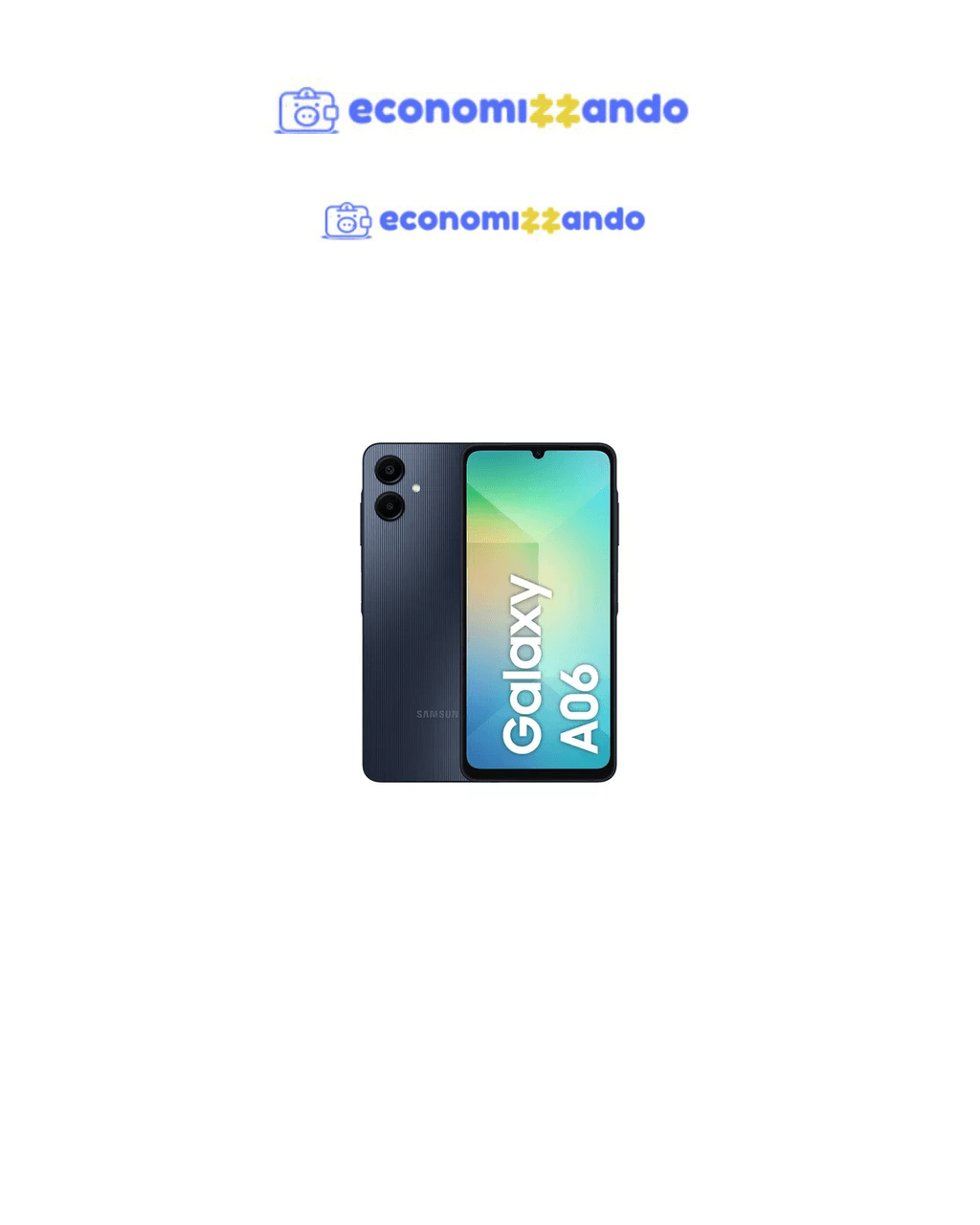 Smartphone Samsung Galaxy A06 4G 128GB 4GB RAM