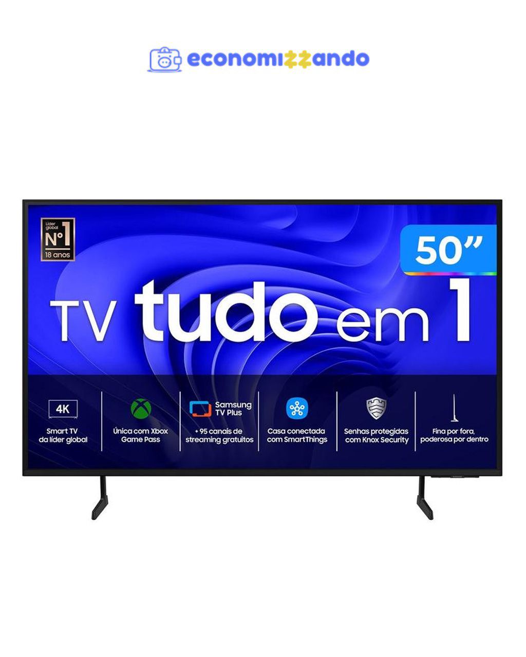 Smart TV 50” 4K UHD LED Samsung 50DU7700