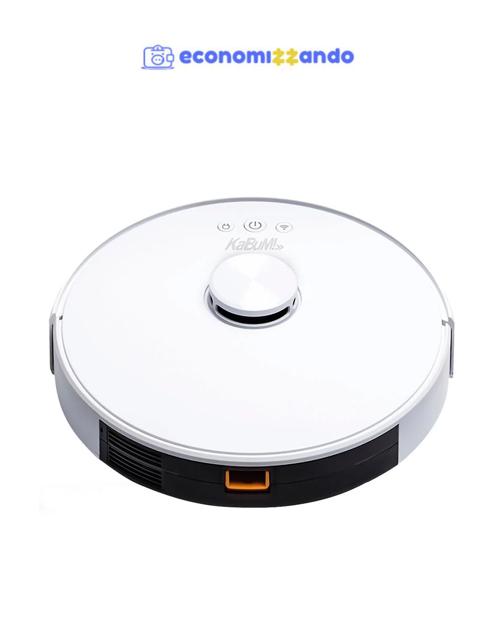 Robô Aspirador e Passa Pano KaBuM! Smart 700, Preto - KBSF006