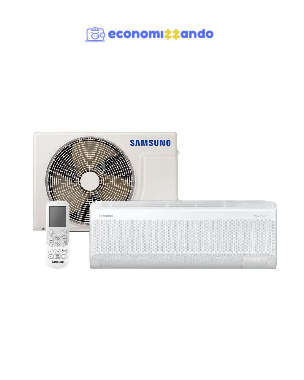 Ar Condicionado Split Hi Wall - Inverter R-32 - Samsung - Windfree AI - 12.000 BTUs - Frio - 220V Monofásico