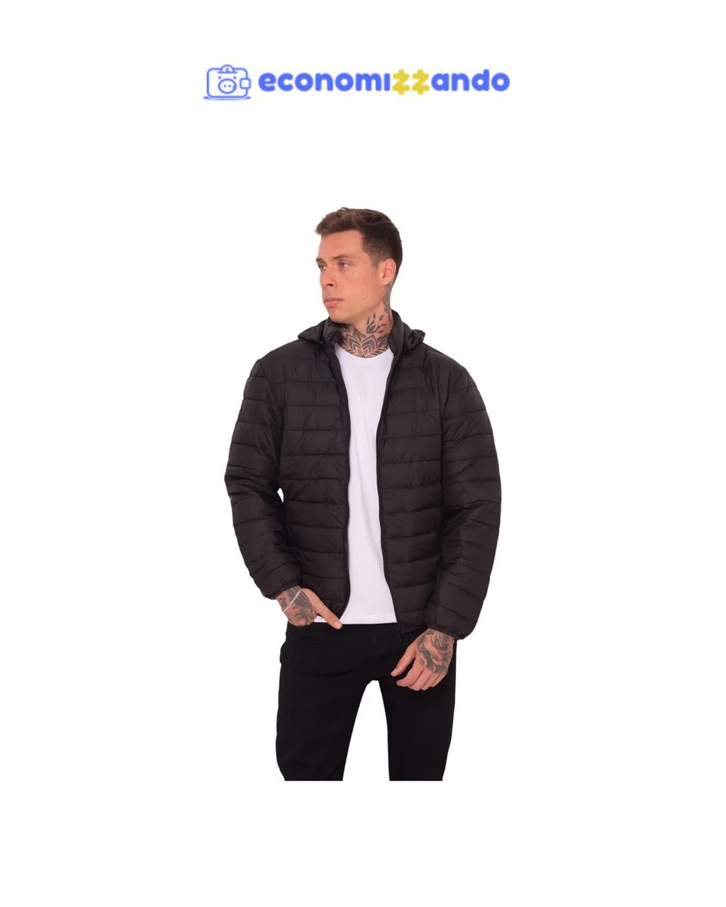 Jaqueta Puffer De Frio Intenso Blusa Impermeável Inverno
