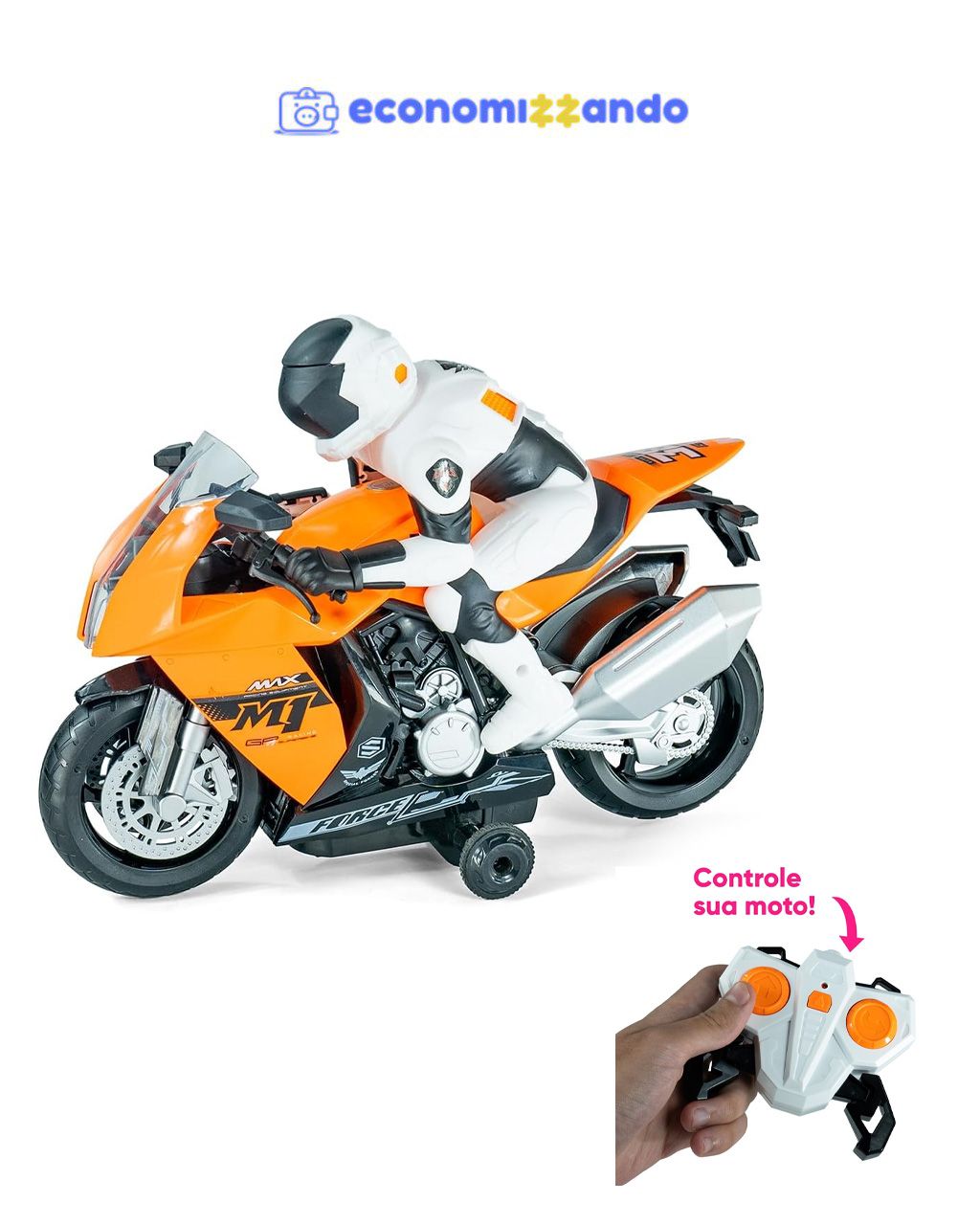 Moto Speed 360° com Controle, Conect Brinq